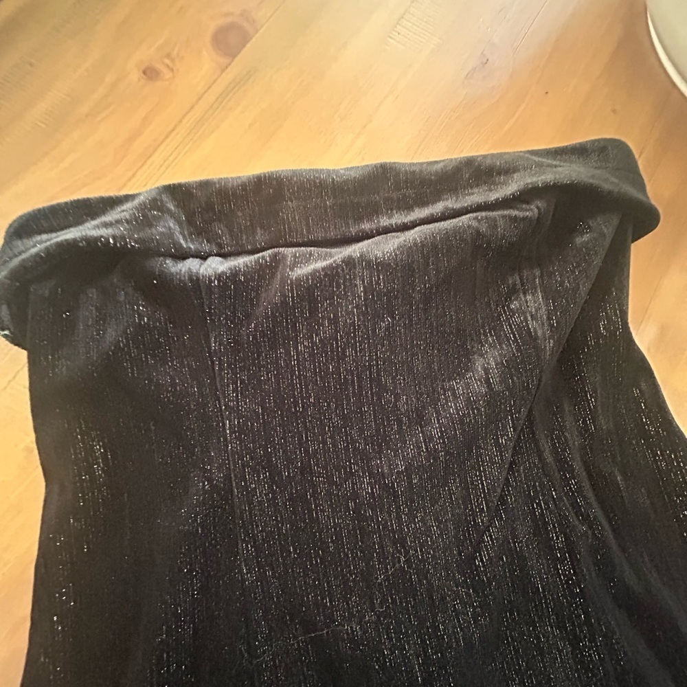 Urban Social Shimmering Black Strapless Dress - Picture 3 of 10